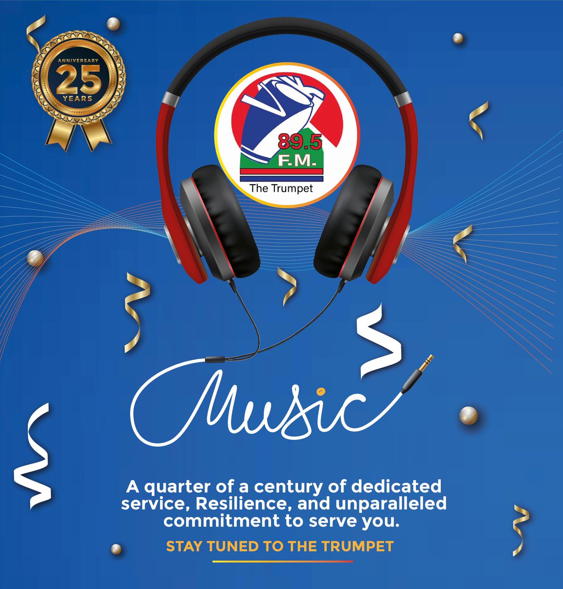 Voice of Kigezi today  celebrates 25 years of committed service to the community , thanks for being part of the journey - Enzamba erajumeera!