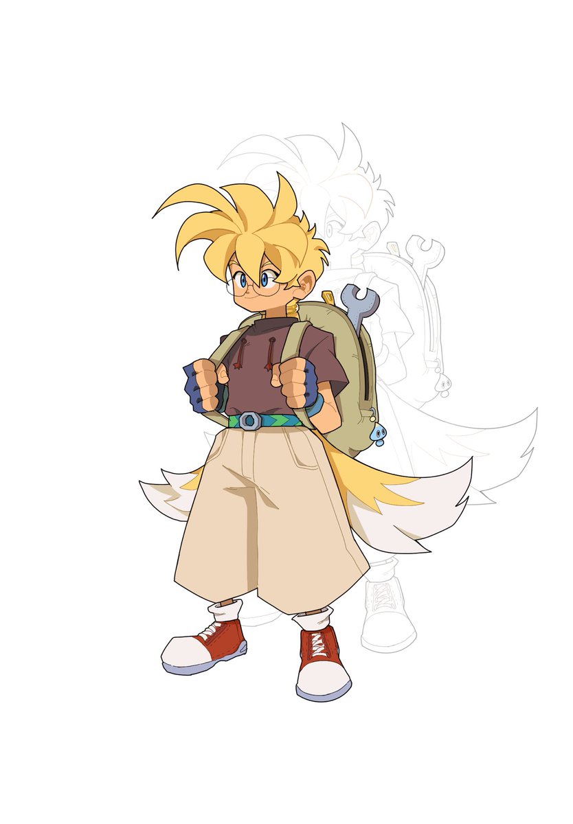 Yaaflin's tweet image. tails but he’s just a lil guy