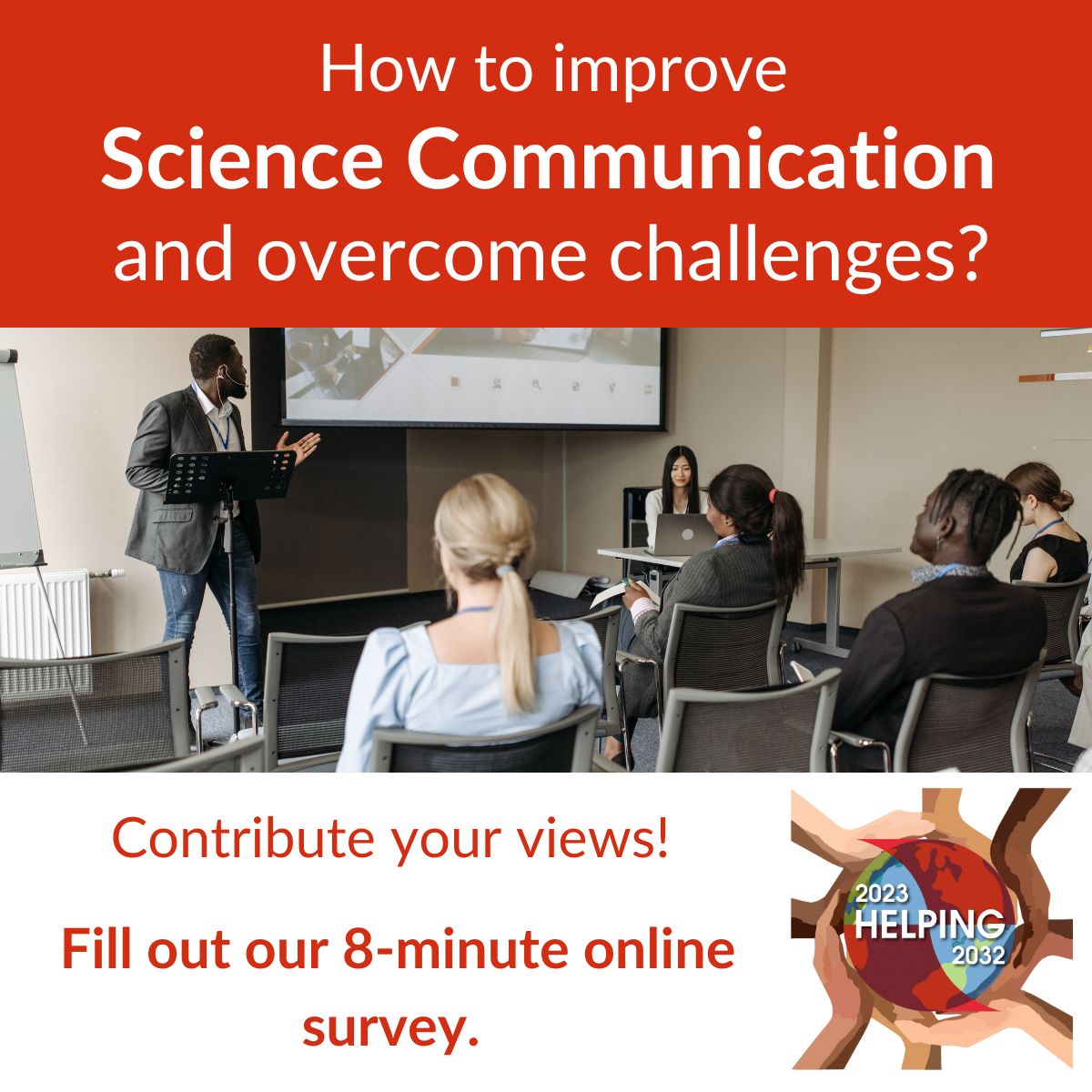 Science communication is key in the new <a href="/IAHS_AISH/">IAHS_AISH</a>  scientific decade,  #HELPING. 🌎 But what challenges do hydrologists commonly face? And what best practices can we use to overcome them?🤔 Share your experiences👉 bit.ly/3CtmGF6