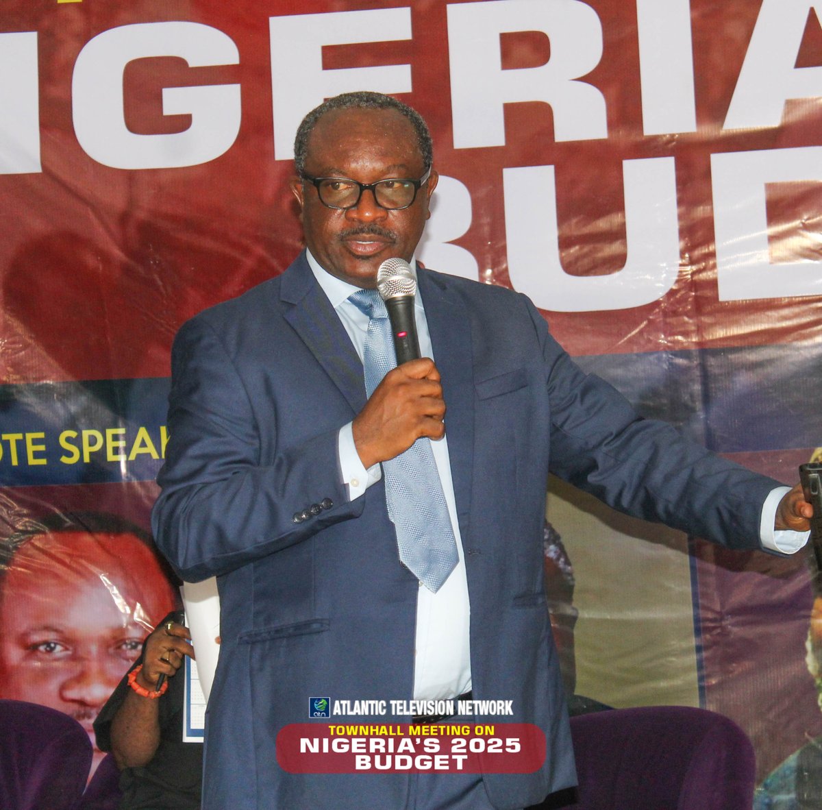 Atlantictvnet's tweet photo. Insightful words from the Keynote Speaker and Chairman of Maurison Communication Limited, Dr. Chinyere Igwe PhD. Esq., shaping the conversation at the Town hall meeting held on Saturday 24th January, 2025.

#atlantictvnetwork #atntownhallmeeting https://t.co/HDyLaaeZLW