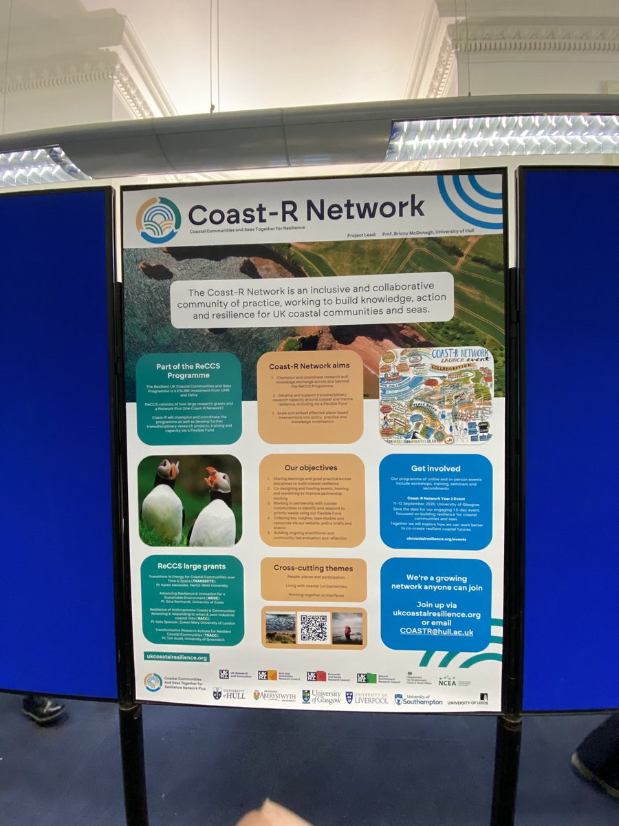 Stuart McLelland 🇺🇦🇺🇦🇺🇦 (@stuartmclelland) on Twitter photo Excited to be at <a href="/RGS_IBG/">Royal Geographical Society (with IBG)</a> for the <a href="/CF_Conf/">Ocean and Coastal Futures (OCF)</a> #CoastalFutures25 to share plans for our #Coast_R Network with <a href="/BrionyMcDonagh/">Prof. Briony McDonagh</a>. Come and see our poster and find out more!
ukcoastalresilience.org Excited to be at <a href="/RGS_IBG/">Royal Geographical Society (with IBG)</a> for the <a href="/CF_Conf/">Ocean and Coastal Futures (OCF)</a> #CoastalFutures25 to share plans for our #Coast_R Network with <a href="/BrionyMcDonagh/">Prof. Briony McDonagh</a>. Come and see our poster and find out more!
ukcoastalresilience.org