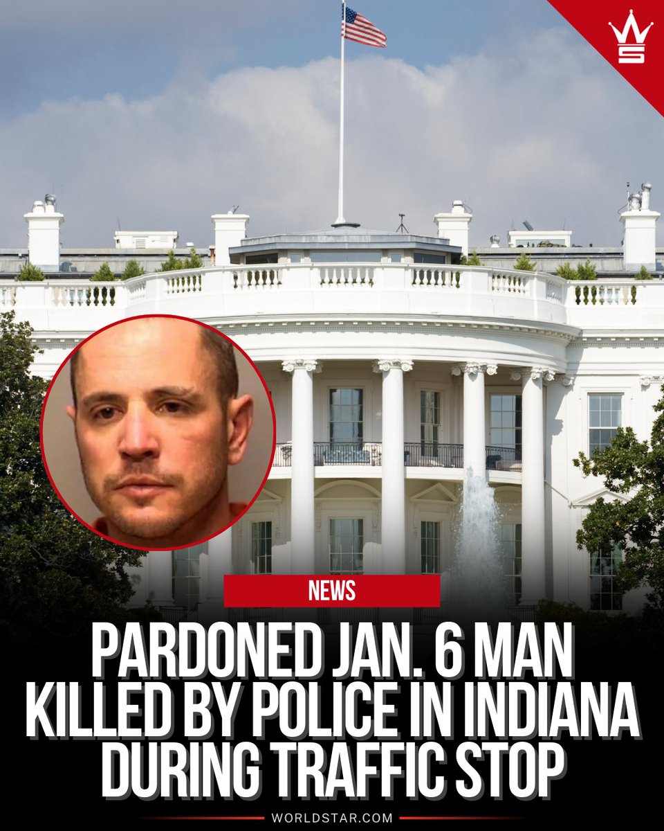 WORLDSTAR's tweet image. A recently pardoned Jan. 6 rioter, Matthew Huttle, 42, was shot and killed by a Jasper County deputy during a traffic stop Sunday after allegedly resisting arrest and being armed.