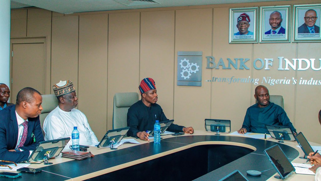 Woye (@woye1) on Twitter photo You will recall that <a href="/BOINigeria/">Bank of Industry, Nigeria</a> implements Automotive Sector Financing as approved by the President.
2: Therefore, the DG <a href="/NADDCouncil/">NADDC Nigeria</a> <a href="/oluosanip/">Olu Osanipin</a> met with the MD of <a href="/BOINigeria/">Bank of Industry, Nigeria</a> to review the current status of managed funds, resolve outstanding loans, and prepare for an You will recall that <a href="/BOINigeria/">Bank of Industry, Nigeria</a> implements Automotive Sector Financing as approved by the President.
2: Therefore, the DG <a href="/NADDCouncil/">NADDC Nigeria</a> <a href="/oluosanip/">Olu Osanipin</a> met with the MD of <a href="/BOINigeria/">Bank of Industry, Nigeria</a> to review the current status of managed funds, resolve outstanding loans, and prepare for an