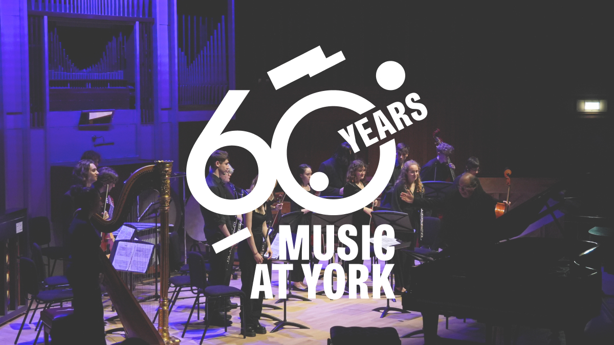 UoYConcerts's tweet image. This year we are celebrating the 60th anniversary of @Music_at_York! 🎉
To mark the occasion, we are showcasing the @UniOfYork's incredible student ensembles and staff, as well as @UoYAlumni, with concerts from @The24choir, @ECWorthington and @ifagiolini, to name just a few! 🎶