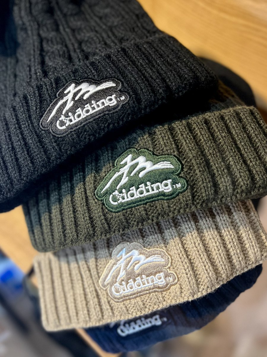 Gidding13's tweet photo. Gidding13™ New Knit CAPサンプルUP！
ええ"G"👌ちょっと遅くなりましたが… 近日🙏 https://t.co/hgjjH7rVax