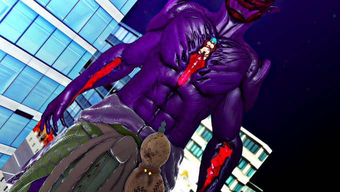 巨大モンスターにコアとして取り込まれるうちのこエステルちゃん #COM3D2 