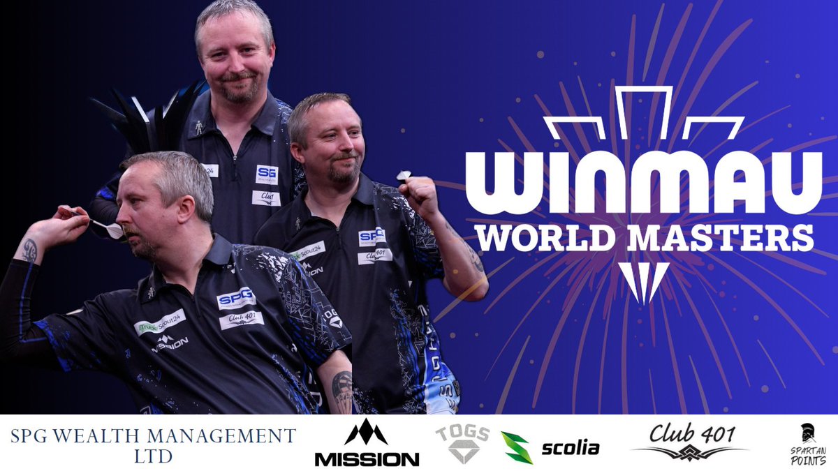 Back at it today at the Masters. In the last 64 this afternoon. Looking forward to being back on the Oche.