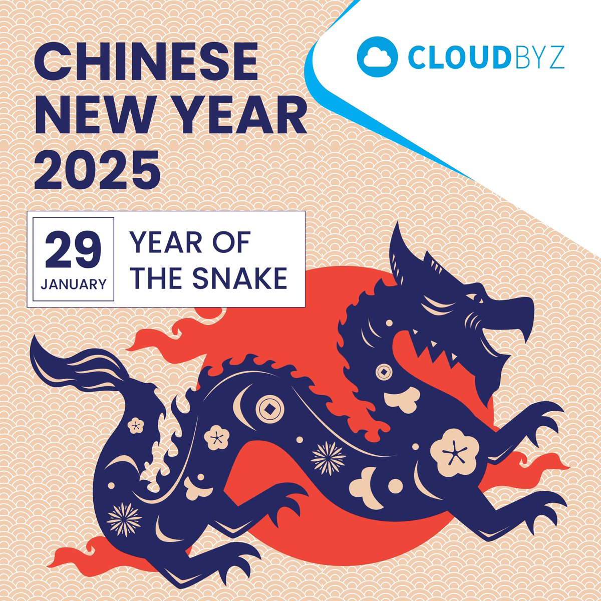 🌟 Happy Chinese New Year 2025! 🌟

As we step into the Year of the Snake, we’re reminded of wisdom, transformation, and resilience—the very qualities that drive innovation and growth.

#Cloudbyz #ChineseNewYear2025 #YearOfTheSnake #NewBeginnings