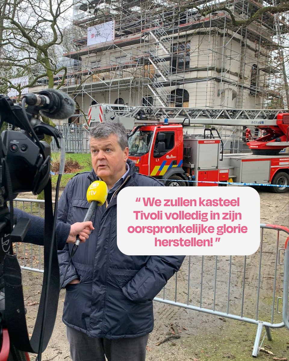 De brand in kasteel Tivoli is een zware klap voor ons erfgoed en voor alle Mechelaars met een hart voor deze plek. 😓Maar één ding is zeker: we zullen Tivoli volledig herstellen in zijn oorspronkelijke glorie! 🏰Dank aan onze brandweer voor hun snelle en doortastende optreden. 🚒