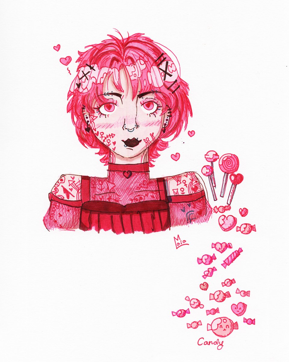 itsmaiadoodle's tweet photo. Candy Girl π¬π¬ - covered in tattoos, surrounded by candy. ππ Markers on paper. Traditional art, original artwork.
#girlsportrait #candygirl #candyart #pinkdrawing #doodle #markerdrawing #doodle_art #artwork #artmoots #creative #copicartist #markerart #maiadoodle https://t.co/2e7IfPWiM6