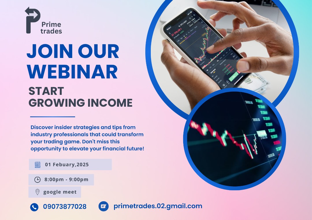 peterdanielbin2's tweet photo. At Prime Academy, we don't just provide knowledge, we empower you with the tools, platform and mentorship needed for result-oriented trading

Join us and let our excellence define your success story

https://t.co/heA0QkXdT3
Click the link to register for the session
Reg. is free https://t.co/W7TfWH5v3B