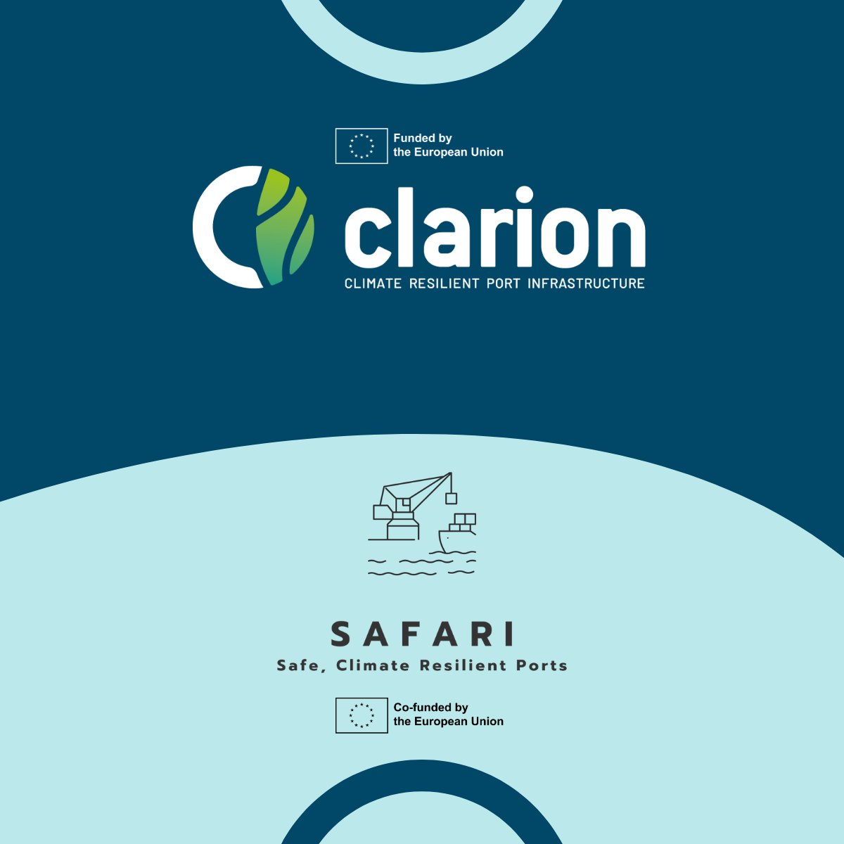 🤝 CLARION Project is excited to announce its collaboration the EU co-funded initiative #SAFARI project.

By aligning their goals, both projects are working together to share insights and maximize their impact, driving innovation in the port sector. 

👉safariports.eu