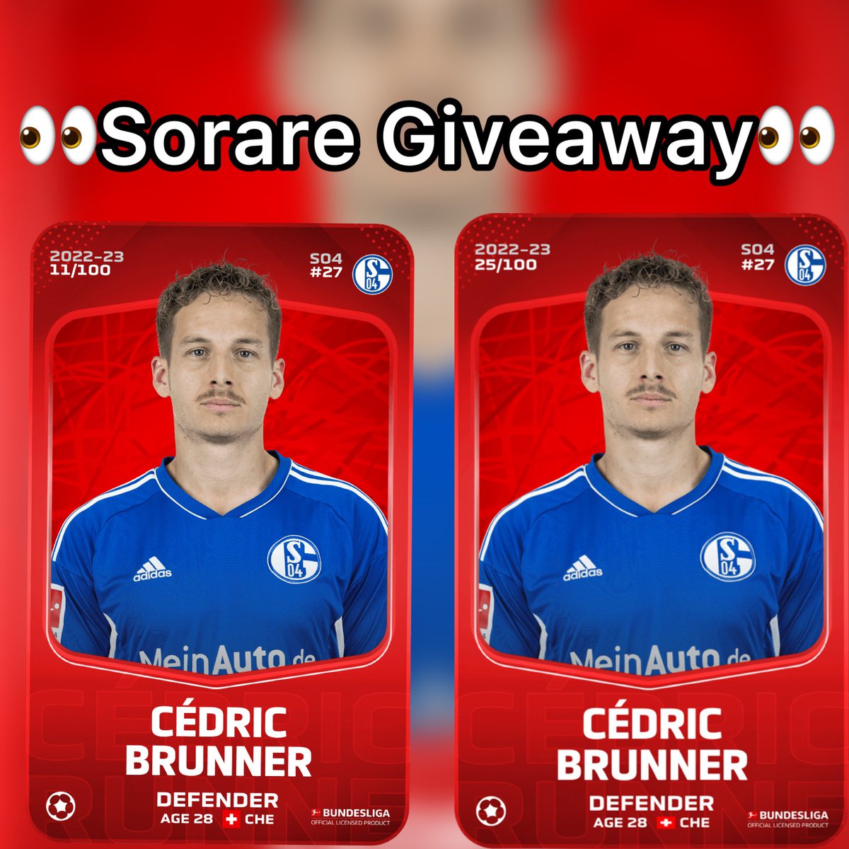 👀<a href="/Sorare/">Sorare</a> Giveaway 👀
Just forgot the giveaway yesterday so , I give away 2 cards now .. 🖖

Just follow , like and RT the linked tweet below ⬇️ #sorare

Get you freeCash start bonus ⬇️

freecash.com/r/7d7dfad168