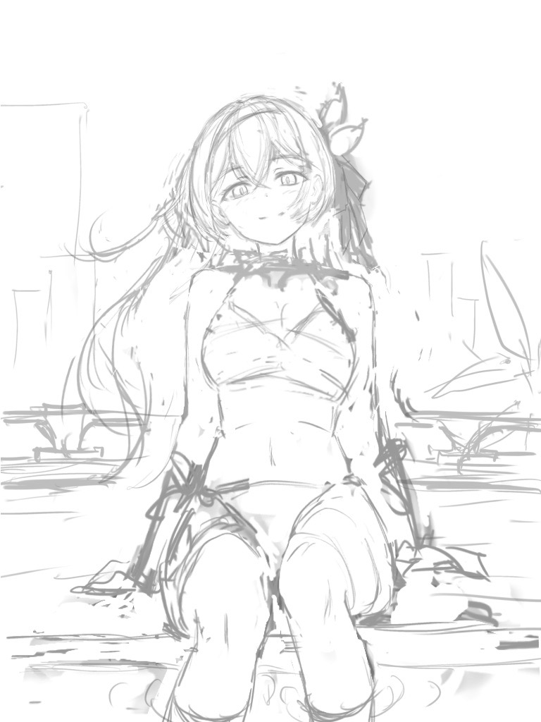 Raingoat_Pe's tweet photo. ホタπ描いてって言われた気がするのでそのうち水着描きます https://t.co/wTsmcREXcH