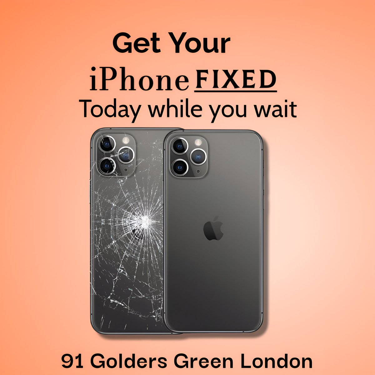 spsmobile's tweet photo. 📱💥 Same-Day iPhone Repairs in Golders Green, London!
Cracked screen? Battery issues? We’ve got you covered! 🚀
✅ Fast &amp; Reliable Repairs
✅ Expert Technicians
✅ Walk-in or Book Online
🌐 https://t.co/63akbvrYlM
📍 91 Golders Green, London
#iPhoneRepair #LondonRepairs https://t.co/FUI7Ubyj9v