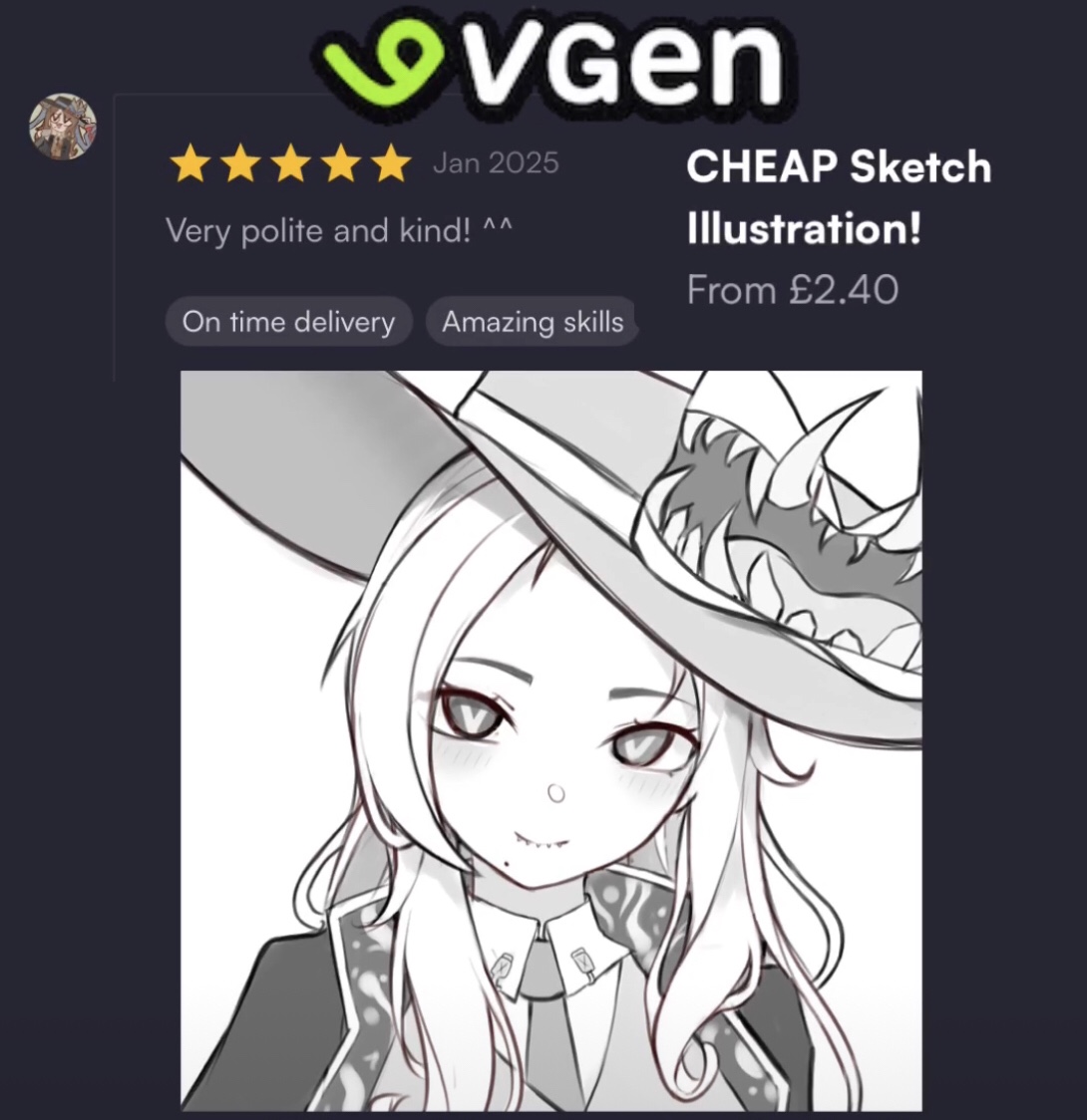 Sketch Commission on VGEN
#VGenComms #VGenComm #Commission 

#sketch #illustration #art #anime #AnimeArt #illust #oc 
for <a href="/valzzyyy_/">valzzyyy COMM OPEN ☕🚬🍖</a>