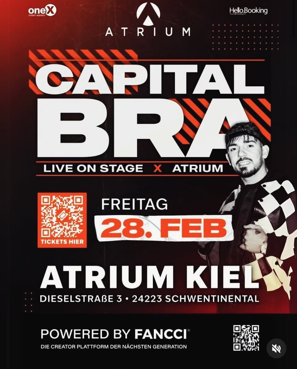 🔥FANCCI x CAPITAL BRA
- NEXT LEVEL ENTERTAINMENT!🔥

Wir freuen uns riesig, bekannt zu geben, dass FANCCI ab sofort CAPITAL BRA als Sponsor bei seinem Event unterstützt! Mit über 2 Milliarden Streams zählt er zu den erfolgreichsten Rappern Deutschlands - jetzt vereint mit FANCCI