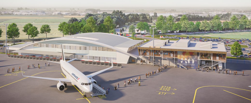 L’aéroport de Caen-Carpiquet évolue !
🏗️ Une extension de 2 175 m² va voir le jour pour un meilleur accueil des passagers et des contrôles modernisés.
🔹 L’aérogare actuelle deviendra une zone d'arrivées
🔹 Une nouvelle zone de départ sera créée
Crédit photo : ©AIA