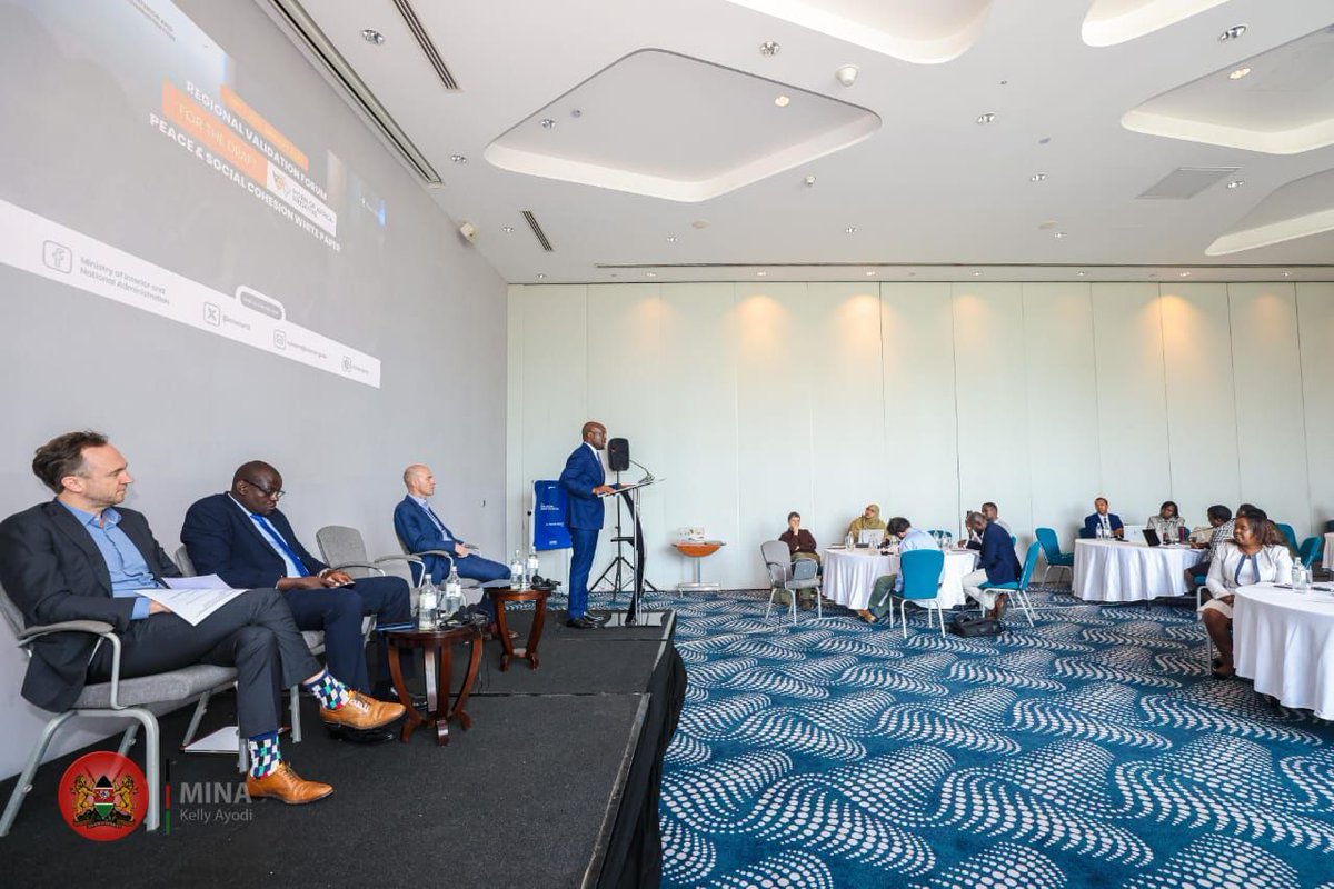 Horn of Africa Initiative (@hoainitiative) on Twitter photo Social cohesion white paper technical validation meeting in Nairobi officially opened by PS Interior Dr Raymond Amollo #HornOfAfrica #SocialCohesion
<a href="/WorldBank/">World Bank</a> <a href="/AfDB_Group/">African Development Bank Group</a> <a href="/EUCouncil/">EU Council</a> <a href="/BMZ_Bund/">Bundesentwicklungsministerium</a> <a href="/MoF_Ethiopia/">Ministry of Finance - Ethiopia</a> <a href="/KeTreasury/">The National Treasury & Economic Planning</a> <a href="/InteriorKE/">Ministry of Interior | Kenya</a> Social cohesion white paper technical validation meeting in Nairobi officially opened by PS Interior Dr Raymond Amollo #HornOfAfrica #SocialCohesion
<a href="/WorldBank/">World Bank</a> <a href="/AfDB_Group/">African Development Bank Group</a> <a href="/EUCouncil/">EU Council</a> <a href="/BMZ_Bund/">Bundesentwicklungsministerium</a> <a href="/MoF_Ethiopia/">Ministry of Finance - Ethiopia</a> <a href="/KeTreasury/">The National Treasury & Economic Planning</a> <a href="/InteriorKE/">Ministry of Interior | Kenya</a>