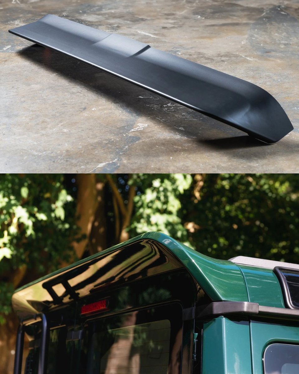 ChelseaTruckCo's tweet photo. Transform your Ineos Grenadier with the Large Upper Rear Roof Wing
Price: £799.00 inc .VAT
See more: https://t.co/MwittWIcck
#ProjectKahn #KahnDesign #Ineos #IneosGrenadier #cars #4x4 #RoofWing #ExteriorStyling #LuxuryCars https://t.co/6KHOvlmn92