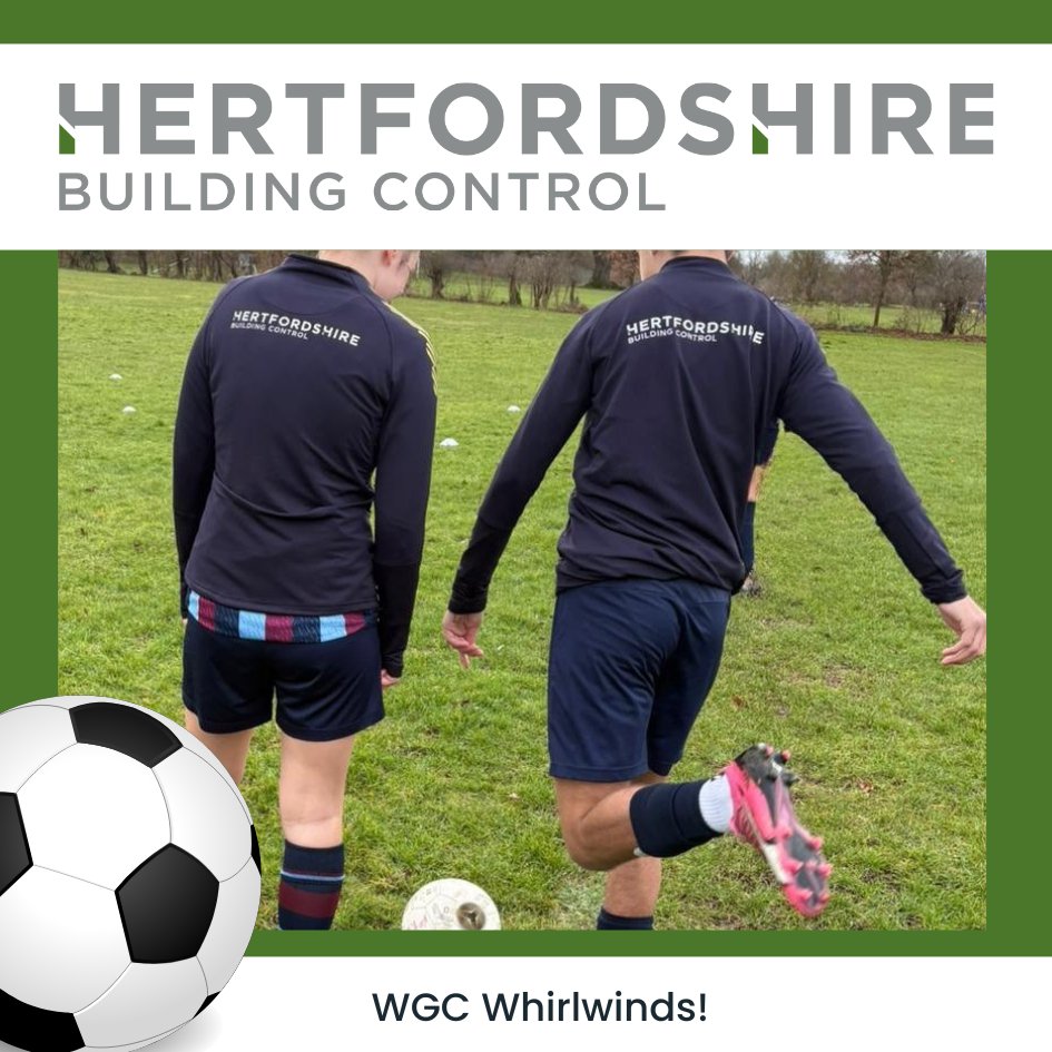 HertsBuildingControl (@hertsbuildctrl) on Twitter photo ⚽Proud Sponsors of the Whirlwinds U15s!
Excited to be sponsoring the Whirlwinds U15s at Welwyn Garden City Football Club with their brand-new training kit!
Good luck this season, Whirlwinds <a href="/WGCFC/">Welwyn Garden City FC</a>! We’ll be cheering you on every step of the way. 🙌
#SupportingLocal ⚽Proud Sponsors of the Whirlwinds U15s!
Excited to be sponsoring the Whirlwinds U15s at Welwyn Garden City Football Club with their brand-new training kit!
Good luck this season, Whirlwinds <a href="/WGCFC/">Welwyn Garden City FC</a>! We’ll be cheering you on every step of the way. 🙌
#SupportingLocal