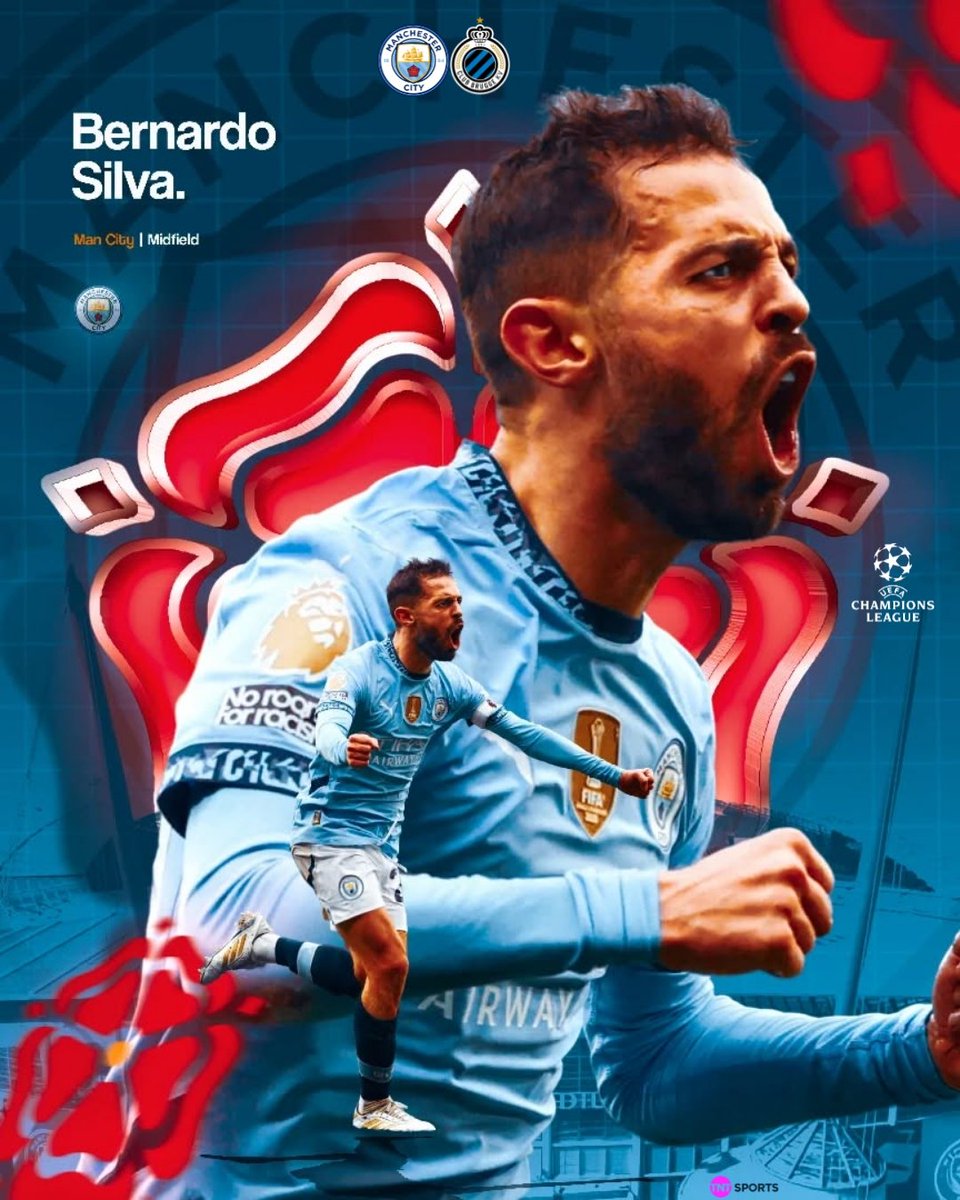 🩵 𝗜𝗧'𝗦 𝗠𝗔𝗧𝗖𝗛 𝗗𝗔𝗬
⚽️𝐌𝐀𝐍𝐂𝐇𝐄𝐒𝐓𝐄𝐑 𝐂𝐈𝐓𝐘 Vs Club Brugge 
🏆𝐔𝐄𝐅𝐀 𝐂𝐡𝐚𝐦𝐩𝐢𝐨𝐧𝐬 𝐋𝐞𝐚𝐠𝐮𝐞 𝐆𝐫𝐨𝐮𝐩 𝐆𝐚𝐦𝐞 8
⌚️𝐊𝐢𝐜𝐤 𝐎𝐟𝐟 - 𝟮𝟬:𝟬𝟬
🎥𝘛𝘕𝘛 𝘚𝘱𝘰𝘳𝘵 
🏟 -ᴇᴛɪʜᴀᴅ ꜱᴛᴀᴅɪᴜᴍ
