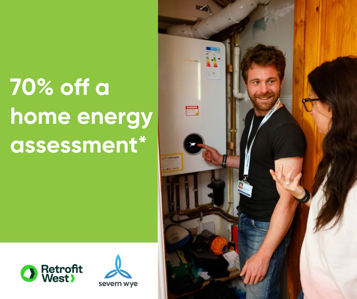 📢 70% off an energy survey* to help make your home more efficient

Retrofit West Home Assessment Vouchers for residents of #Bristol and #SouthGloucestershire 🏠
👉 severnwye.org.uk/retrofitwest

West of England Combined Authority
*70% off (excluding VAT) up to a maximum of £500