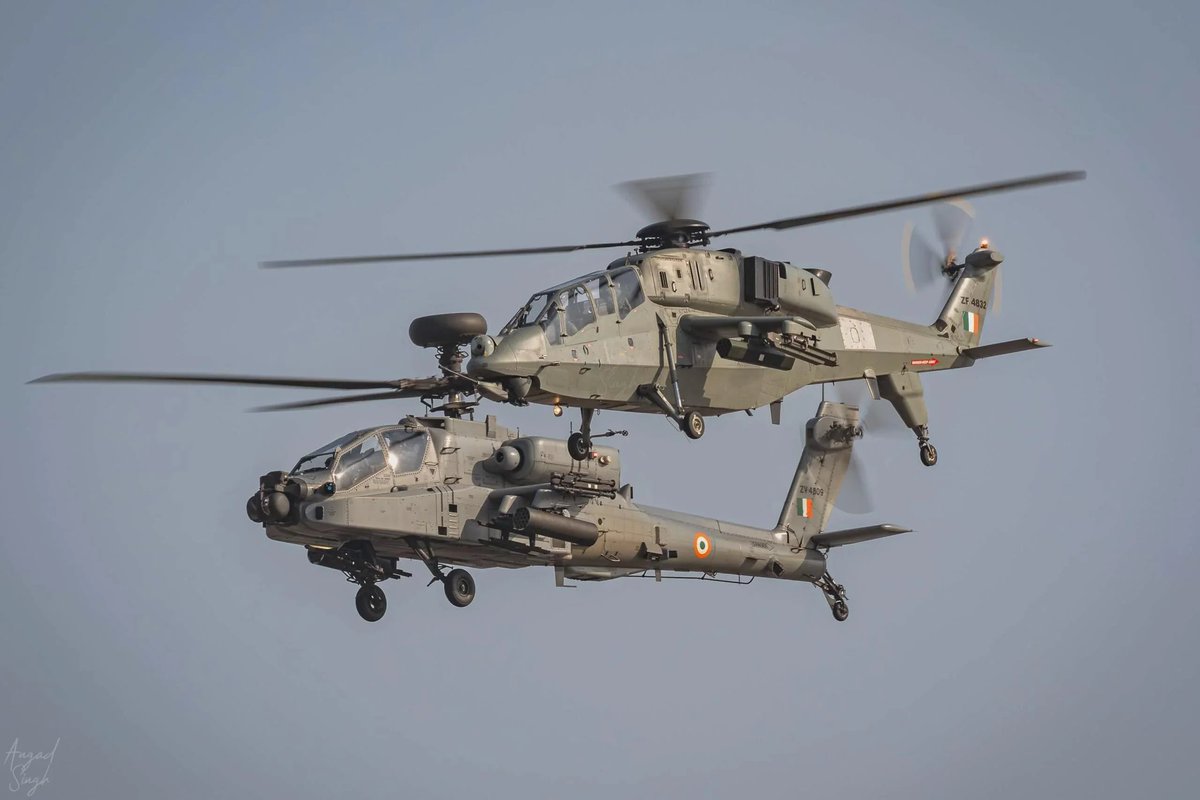 VivekSi85847001's tweet photo. Apache &amp; Prachand

It's been 5 yrs since Indian Army Sign deal to buy 6 Apache for nearly $1 bn &amp; still no delivery from Boeing, USA

Same goes with Engine delivery &amp; still no hue &amp; cry from Ex-farts

Slight delays in Indian made System they start doing lobbying. https://t.co/nwKrGom1WV