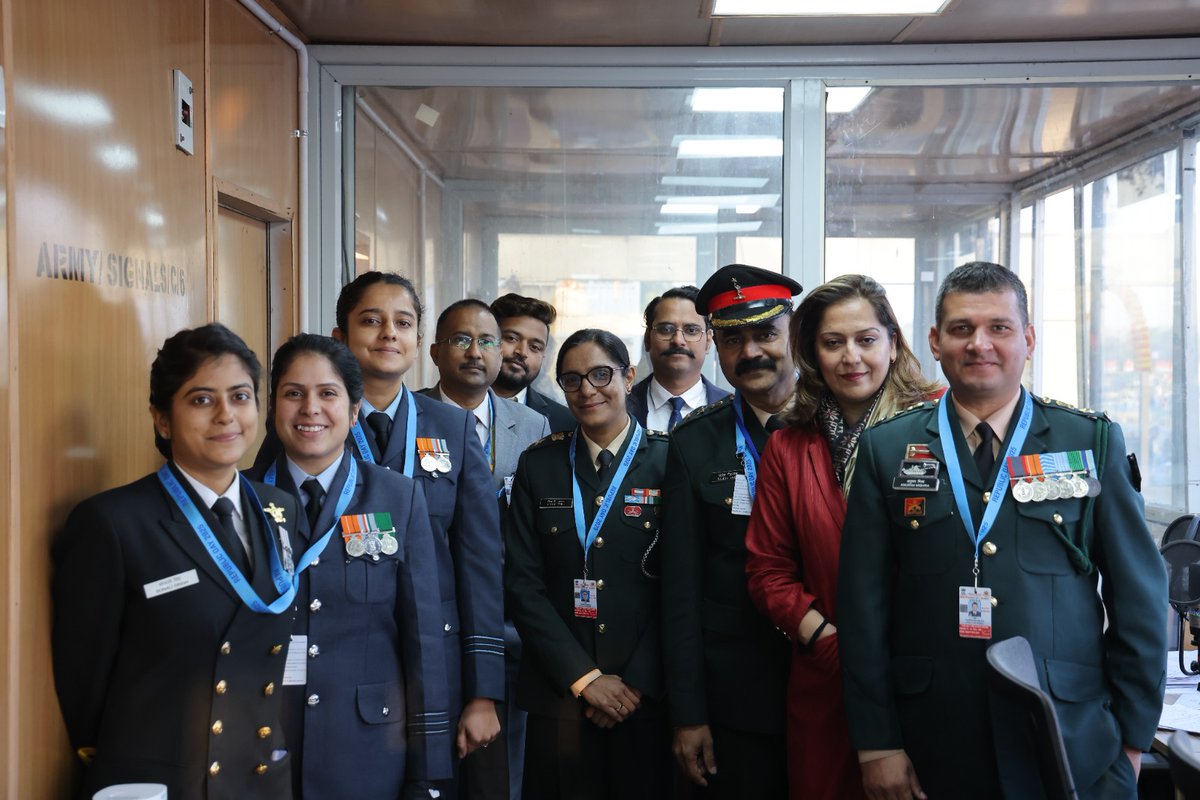 PRODefDehradun's tweet photo. Salute to the incredible #voices behind the grand celebration at #KartavyaPath
#Narrating the majestic #parade & capturing the spirit of our nation, your #commentary brought every moment to life for the people watching the parade.
Commentary script & guidance : @PRODefDehradun https://t.co/g1L4UuMlAa