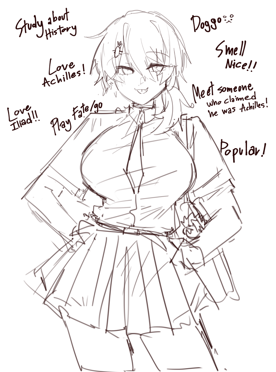 Shibata Aya but college AU 