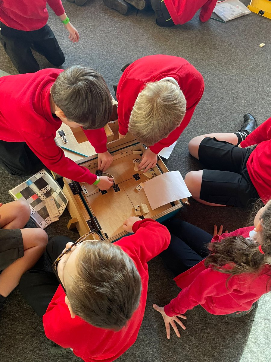 Maths Day 2025!  Lots of collaboration and fun being had by our Y5 <a href="/problemsolveit/">Problem Solving Co.</a>