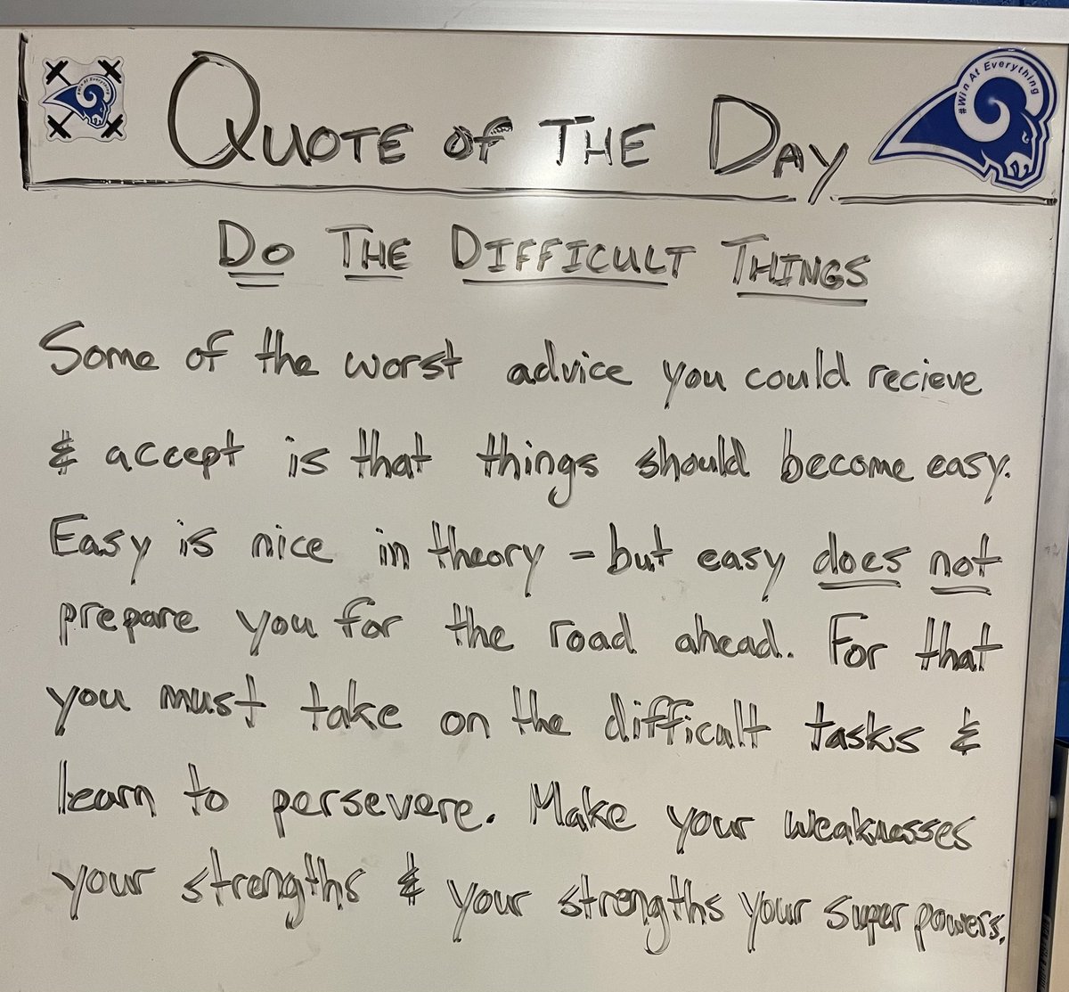 Do the difficult things
