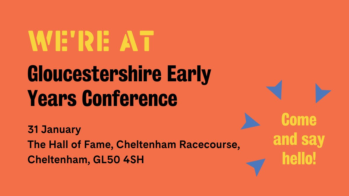 We’re excited to be at the Gloucestershire Early Years Conference on 31st January! Come and say hello 👋 and discover how our Early Years Exploration programme can make a real impact in your setting.

Let’s chat about how we can support your learners! 🌟 #EarlyYears