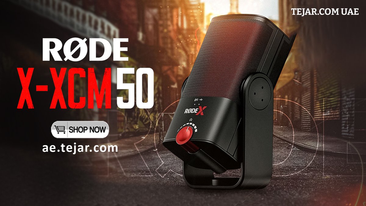 TejarUAE's tweet photo. Be heard loud and clear by your audience and teammates with the XCM-50 compact condenser USB microphone. Optimised for gaming and streaming, it delivers highly detailed audio in an ultra-compact, easy-to-use package.

#tejar #RODE #podcast #livestream #live https://t.co/ttC07iJ6KW