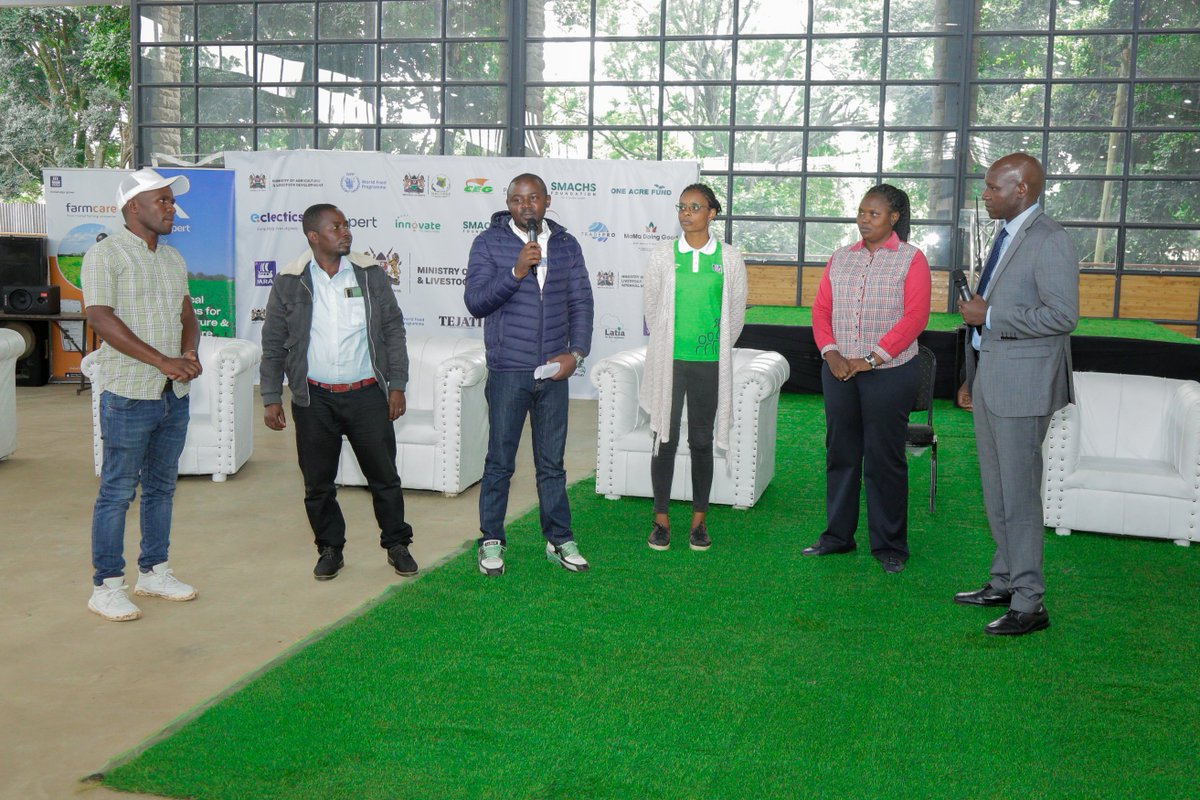 YaraKenya's tweet photo. Day 2 of the TEJATI #AgriReverse2025 festival at the ASK Dome, Nairobi was a great learning platform!
Today, we shine a spotlight on networking and youth empowerment in agriculture. The future of farming lies in the hands of young innovators, and this festival is proving to be the perfect platform for fostering connections that matter. 

Yara Shujaaz Harrison Murimi, Betty Opiyo, Shila Kemboi, @Billngeno and @BonfaceNdege are on ground sharing knowledge and exchanging ideas with other young farmers on using crop nutrition to maximize their yields. 

The transformative power of youth-driven agriculture and MSMEs is undeniable. By collectively supporting development of youth-led agribusiness, we are unlocking opportunities for job creation, enhancing producvity, and supporting food security. 

Young farmers are the backbone of this movement, and equipping them with the right tools, knowledge, and networks is key to achieving food security and sustainable growth.

Let’s grow a brighter future for Kenyan agriculture! 

#MboleaNiYara #KnowledgeGrows #YaraKenya
#YaraShujaaz