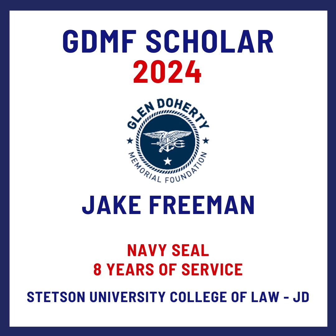 GDMFtweet's tweet image. Introducing 2024 GDMF Scholar, Jake Freeman. Originally from Sivells Bend, TX, he served with the SEAL Teams from 2011 - 2019  where he learned discipline, teamwork, &amp;amp; resilience. More: glendohertyfoundation.org/scholar-jake-f…

#SpecialOps #GlenDohertyMemorialFoundation #NavySEAL #GDMFScholars