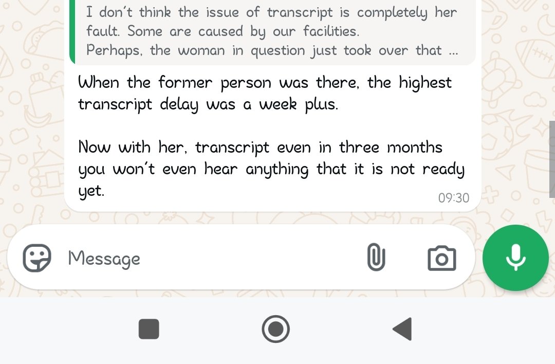 pharm_mono's tweet photo. This is the last record of her predecessor to show that it's not the system that has failed us but one single tyrant https://t.co/0kuZw0G5S4