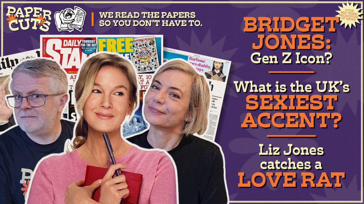Paper Cuts Podcast (@papercutsshow) on Twitter photo 🚨NEW EPISODE🚨 Gen Z is mad for Bridget Jones! 🩲❤️ Who has the sexiest accent in the UK? 🤔🇬🇧 Plus – The latest revelation from Liz Jones and her awful relationship column! 🕵️💔
Join <a href="/msmirandasawyer/">Miranda Sawyer</a>, <a href="/Nndroid/">Andrew Harrison</a> and the whole gang here: linktr.ee/papercutsshow 🚨NEW EPISODE🚨 Gen Z is mad for Bridget Jones! 🩲❤️ Who has the sexiest accent in the UK? 🤔🇬🇧 Plus – The latest revelation from Liz Jones and her awful relationship column! 🕵️💔
Join <a href="/msmirandasawyer/">Miranda Sawyer</a>, <a href="/Nndroid/">Andrew Harrison</a> and the whole gang here: linktr.ee/papercutsshow