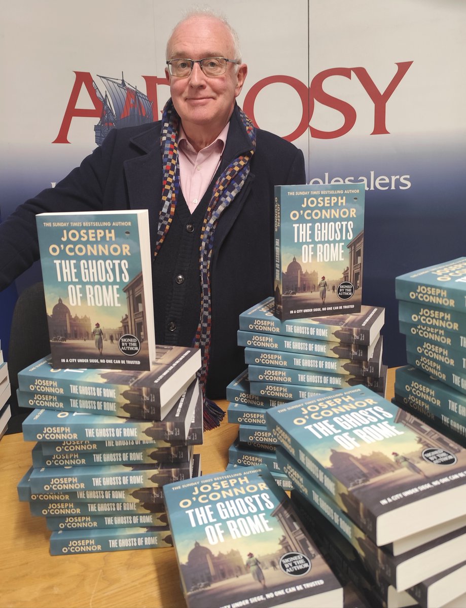 Huge Thanks to the Wonderful Joseph O'Connor for signing Tpb copies of #TheGhostsOfRome ✒️📚📚