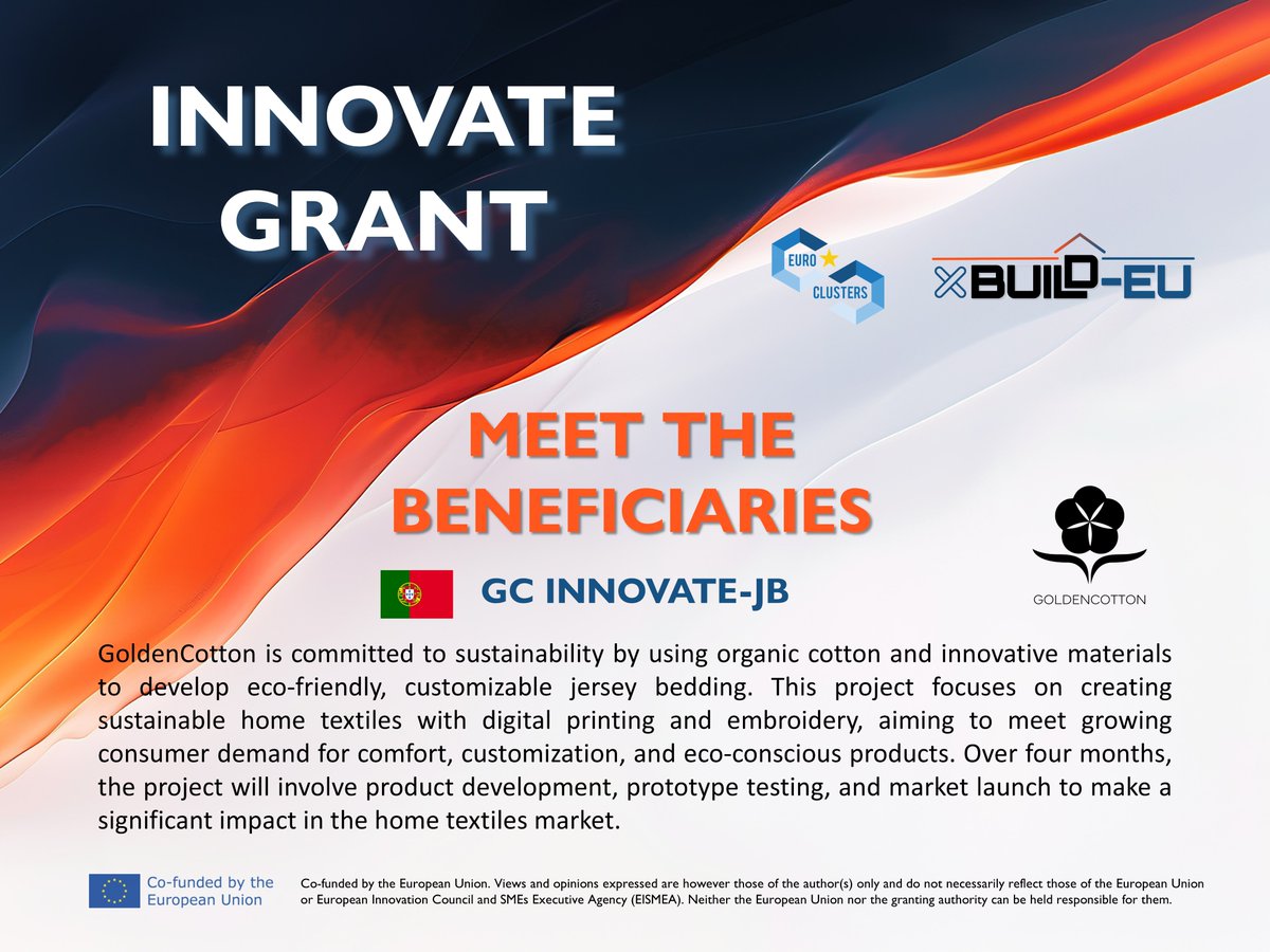 xBUILD-EU Eurocluster (@xbuild_eu) on Twitter photo Get to know the beneficiaries of the Innovate Grant from the 2nd <a href="/xBUILD_EU/">xBUILD-EU Eurocluster</a> Open Call!๐
<a href="/EU_HaDEA/">HaDEA</a> <a href="/Clusters_EU/">European Cluster Collaboration Platform (ECCP)</a> <a href="/EEN_EU/">Enterprise Europe Network ๐ช๐บ</a> Get to know the beneficiaries of the Innovate Grant from the 2nd <a href="/xBUILD_EU/">xBUILD-EU Eurocluster</a> Open Call!๐
<a href="/EU_HaDEA/">HaDEA</a> <a href="/Clusters_EU/">European Cluster Collaboration Platform (ECCP)</a> <a href="/EEN_EU/">Enterprise Europe Network ๐ช๐บ</a>