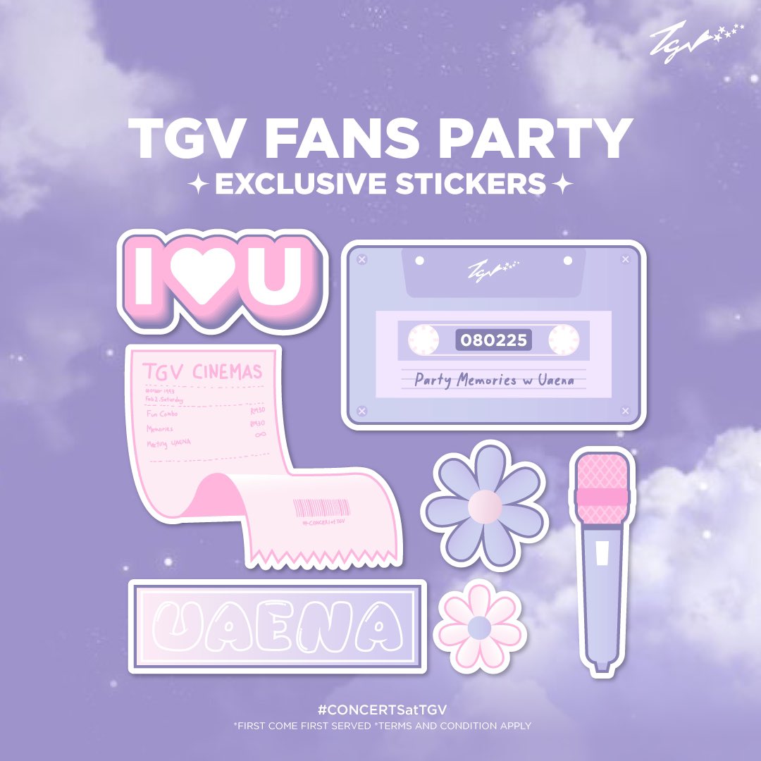 IUMYdotcom's tweet photo. 📢 Hello KU-aena! 

You are invited to:

𝗨𝗮𝗲𝗻𝗮 𝗙𝗮𝗻𝘀 𝗣𝗮𝗿𝘁𝘆 @ 𝗧𝗚𝗩 🎉

🗓️ 8 Feb 2025

📍 Locations:
✨ TGV Sunway Velocity
✨ TGV Gurney Paragon
✨ TGV Tebrau City 

🎁 Freebies &amp; fun activities await!

More info: @TGVCinemas 

#IU #UAENAatTGV #IUCONCERTTHEWINNING https://t.co/BjxSFvC4sb