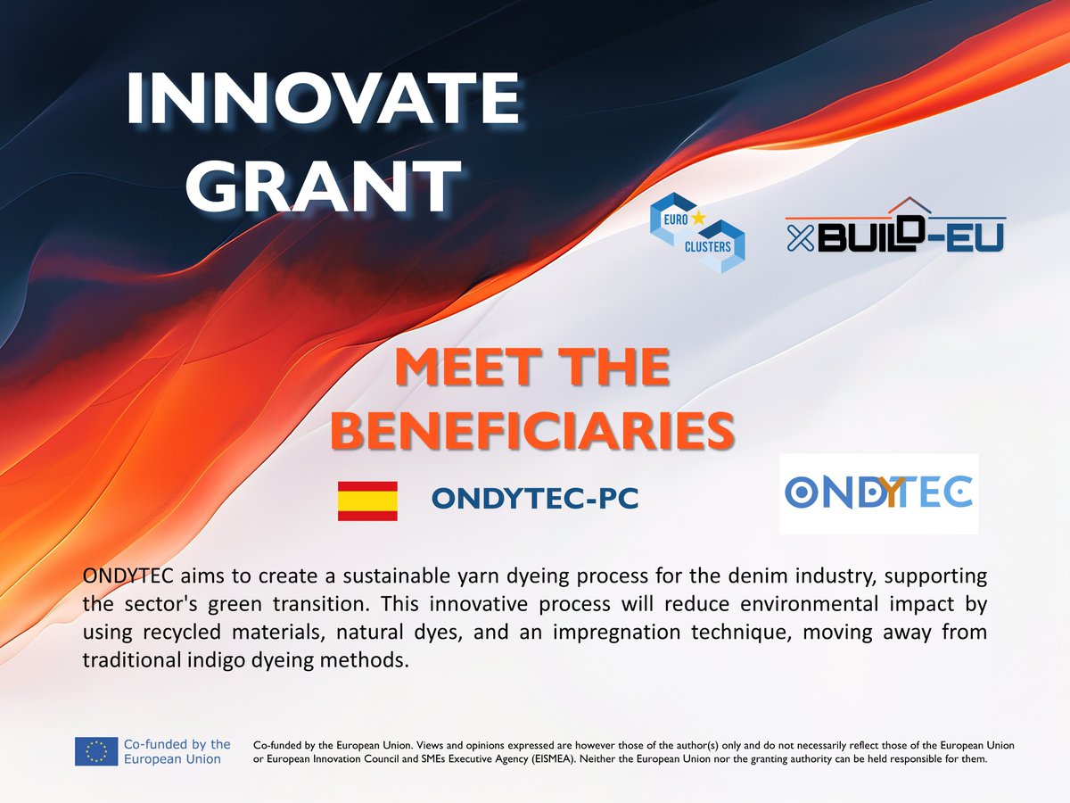 xBUILD-EU Eurocluster (@xbuild_eu) on Twitter photo Get to know the beneficiaries of the Innovate Grant from the 2nd <a href="/xBUILD_EU/">xBUILD-EU Eurocluster</a> Open Call!๐
<a href="/EU_HaDEA/">HaDEA</a> <a href="/Clusters_EU/">European Cluster Collaboration Platform (ECCP)</a> <a href="/EEN_EU/">Enterprise Europe Network ๐ช๐บ</a> Get to know the beneficiaries of the Innovate Grant from the 2nd <a href="/xBUILD_EU/">xBUILD-EU Eurocluster</a> Open Call!๐
<a href="/EU_HaDEA/">HaDEA</a> <a href="/Clusters_EU/">European Cluster Collaboration Platform (ECCP)</a> <a href="/EEN_EU/">Enterprise Europe Network ๐ช๐บ</a>