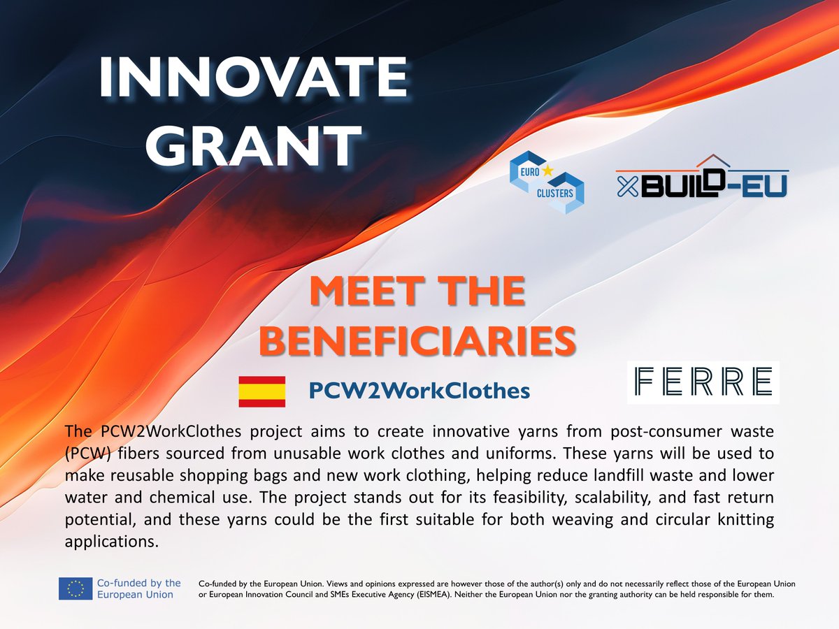 xBUILD-EU Eurocluster (@xbuild_eu) on Twitter photo Get to know the beneficiaries of the Innovate Grant from the 2nd <a href="/xBUILD_EU/">xBUILD-EU Eurocluster</a> Open Call!๐
<a href="/EU_HaDEA/">HaDEA</a> <a href="/Clusters_EU/">European Cluster Collaboration Platform (ECCP)</a> <a href="/EEN_EU/">Enterprise Europe Network ๐ช๐บ</a> Get to know the beneficiaries of the Innovate Grant from the 2nd <a href="/xBUILD_EU/">xBUILD-EU Eurocluster</a> Open Call!๐
<a href="/EU_HaDEA/">HaDEA</a> <a href="/Clusters_EU/">European Cluster Collaboration Platform (ECCP)</a> <a href="/EEN_EU/">Enterprise Europe Network ๐ช๐บ</a>