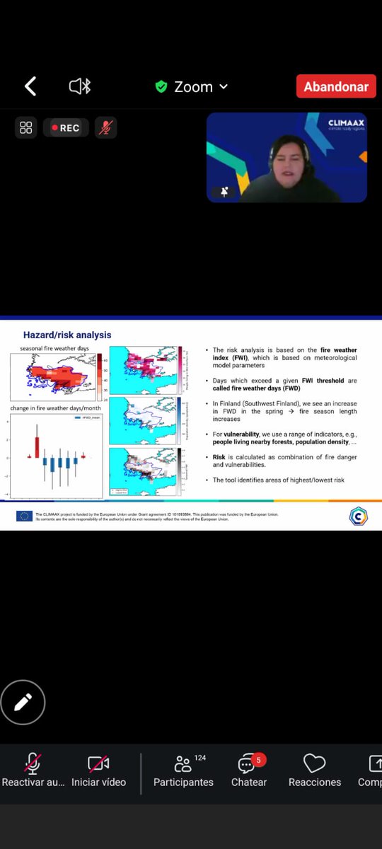 🌍✨ Hoy, el equipo de Quart és Europa ha participado en The Webstival, un evento del proyecto CLIMAAX que continuará mañana con su segunda jornada. 
#ClimateRiskAssessment #resilience #climatechange #CLIMAAX #HorizonEurope #MissionClimate #ClimateAction #quartéseuropa #QCATI