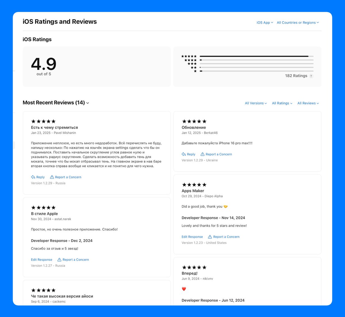 sparrowcode_ios's tweet image. The new console&apos;s reviews page