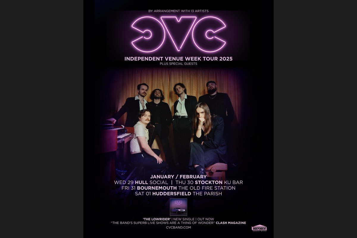 CVC (@cvcband_) on Twitter photo 💎 Our ‘Independent Venue Week’ Tour starts tonight in Hull! 🔥
🎟️Tickets: linktr.ee/cvcband
📸@nadineballantyne
@IVW_UK
<a href="/socialhumberst/">Social</a> <a href="/samscherdel/">Sam Scherdel</a>
<a href="/ku_stockton/">KU STOCKTON</a> <a href="/theransomsband/">The Ransoms</a>
<a href="/OldFireStation/">The Old Fire Station</a>
<a href="/ParishHudd/">Parish</a> 💎 Our ‘Independent Venue Week’ Tour starts tonight in Hull! 🔥
🎟️Tickets: linktr.ee/cvcband
📸@nadineballantyne
@IVW_UK
<a href="/socialhumberst/">Social</a> <a href="/samscherdel/">Sam Scherdel</a>
<a href="/ku_stockton/">KU STOCKTON</a> <a href="/theransomsband/">The Ransoms</a>
<a href="/OldFireStation/">The Old Fire Station</a>
<a href="/ParishHudd/">Parish</a>