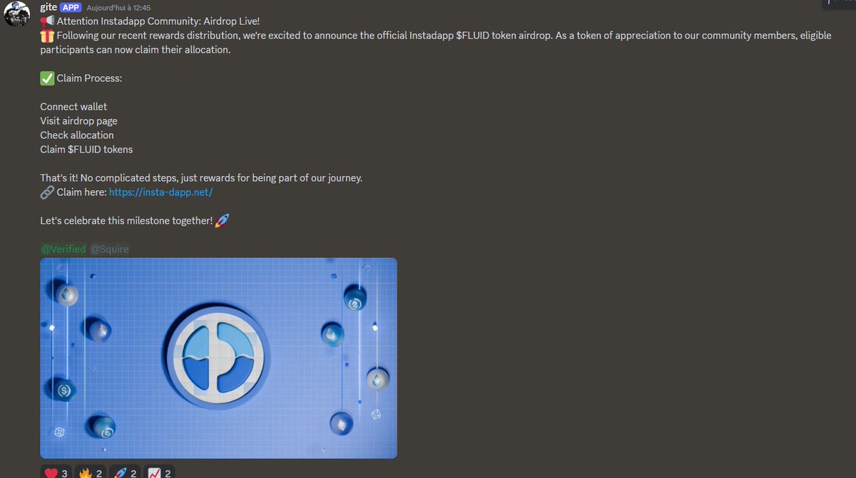 maxos_max's tweet photo. @0xfluid discord seems to be hacked (fake airdrop?), be carefull while things are being investigated https://t.co/tMrcrO4gbT