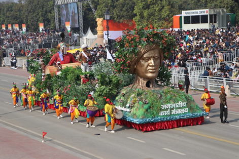 PIB_India's tweet photo. Ministry of Tribal Affairs Wins Best Tableau Award in Republic Day Parade 2025

Honouring Bhagwan Birsa Munda and the Spirit of ‘Janjatiya’

Read here: https://t.co/IyRvpTz8VI https://t.co/5i5fxNrSHc