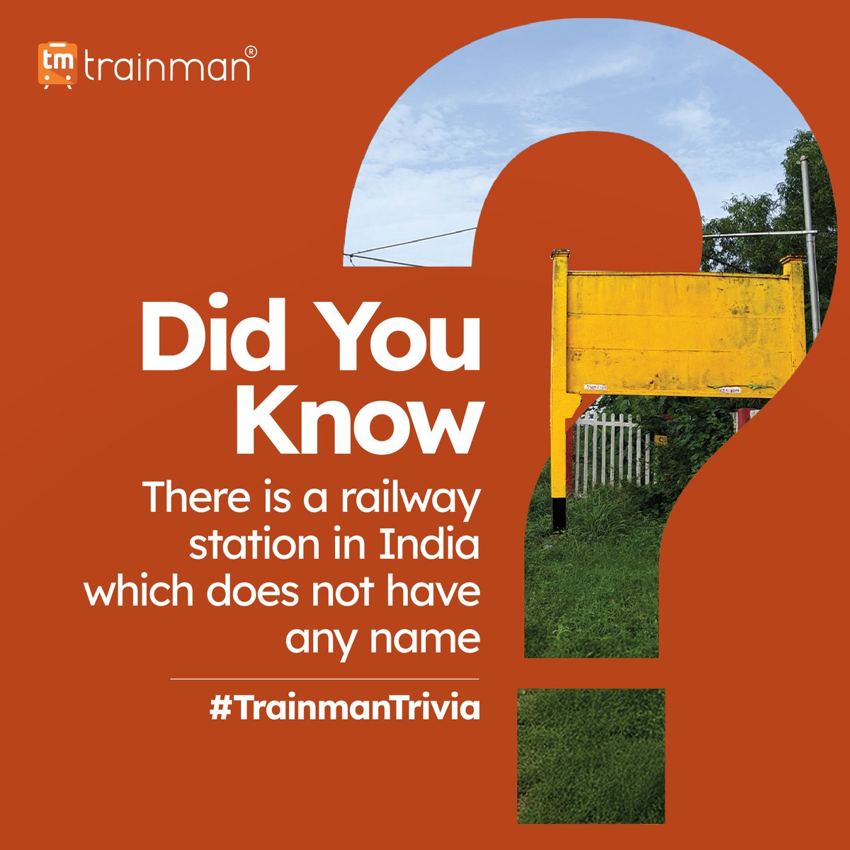 This railway station was initially named Rainagarh, but locals made an official complaint to the railway board to change the name of the station. Since then, this station has been running without a name.
.
#TrainmanTrivia #trainman #Trainmanpost