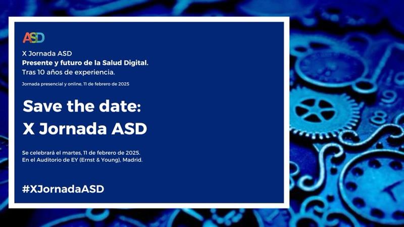 OpenDataAnd (@opendataand) on Twitter photo 🩺 La <a href="/ASaludDigital/">Asoc. Salud Digital</a> organiza el martes 11 de febrero la #XJornadaASD bajo el lema 'Presente y futuro de la Salud Digital'. Este evento, que celebra diez años, será híbrido y gratuito, con asistencia presencial y online.
Más info: lajunta.es/5cja8
#IA #BigData #salud 🩺 La <a href="/ASaludDigital/">Asoc. Salud Digital</a> organiza el martes 11 de febrero la #XJornadaASD bajo el lema 'Presente y futuro de la Salud Digital'. Este evento, que celebra diez años, será híbrido y gratuito, con asistencia presencial y online.
Más info: lajunta.es/5cja8
#IA #BigData #salud